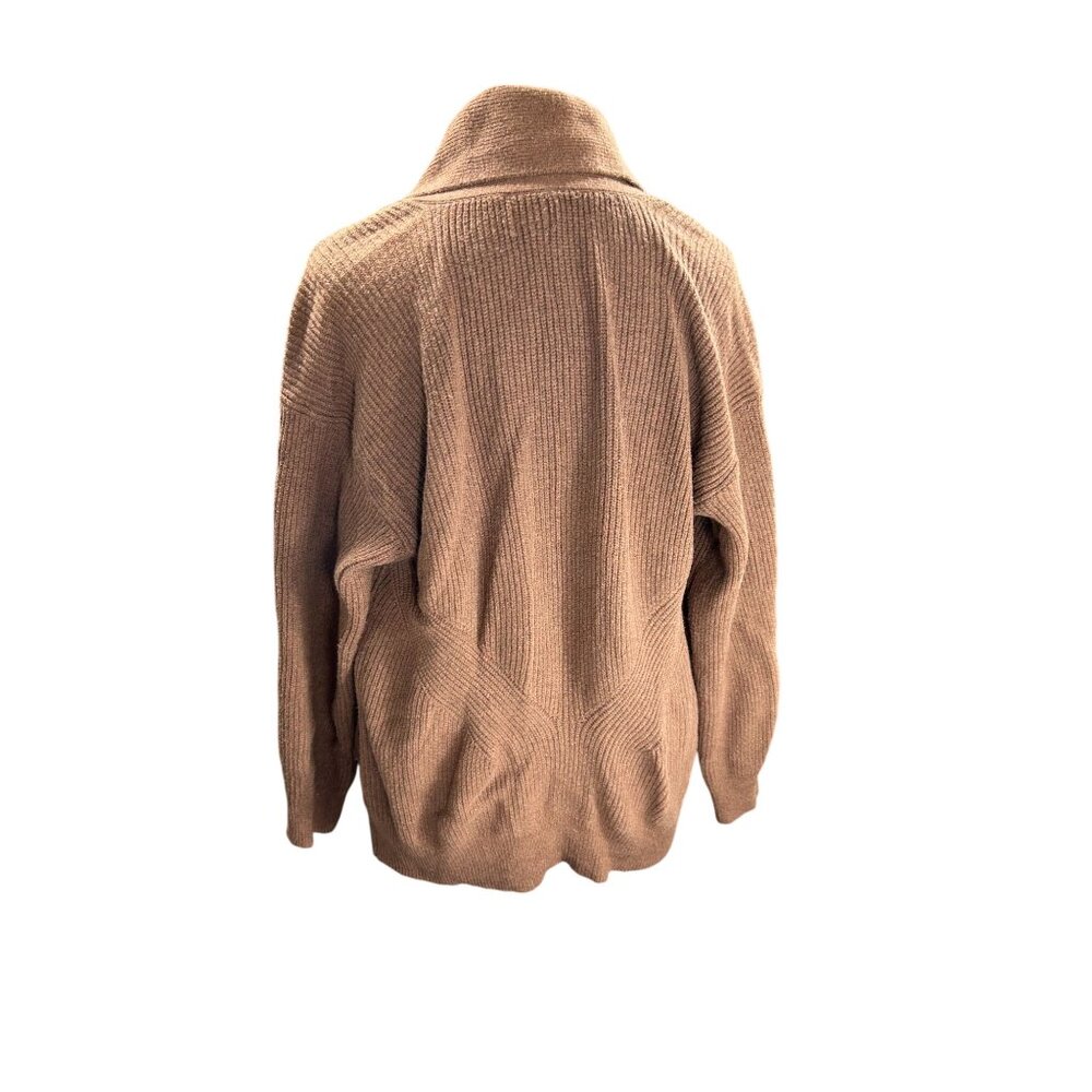 A New Day Womens Brown Open Front Cardigan Sweater S - Picture 3 of 9